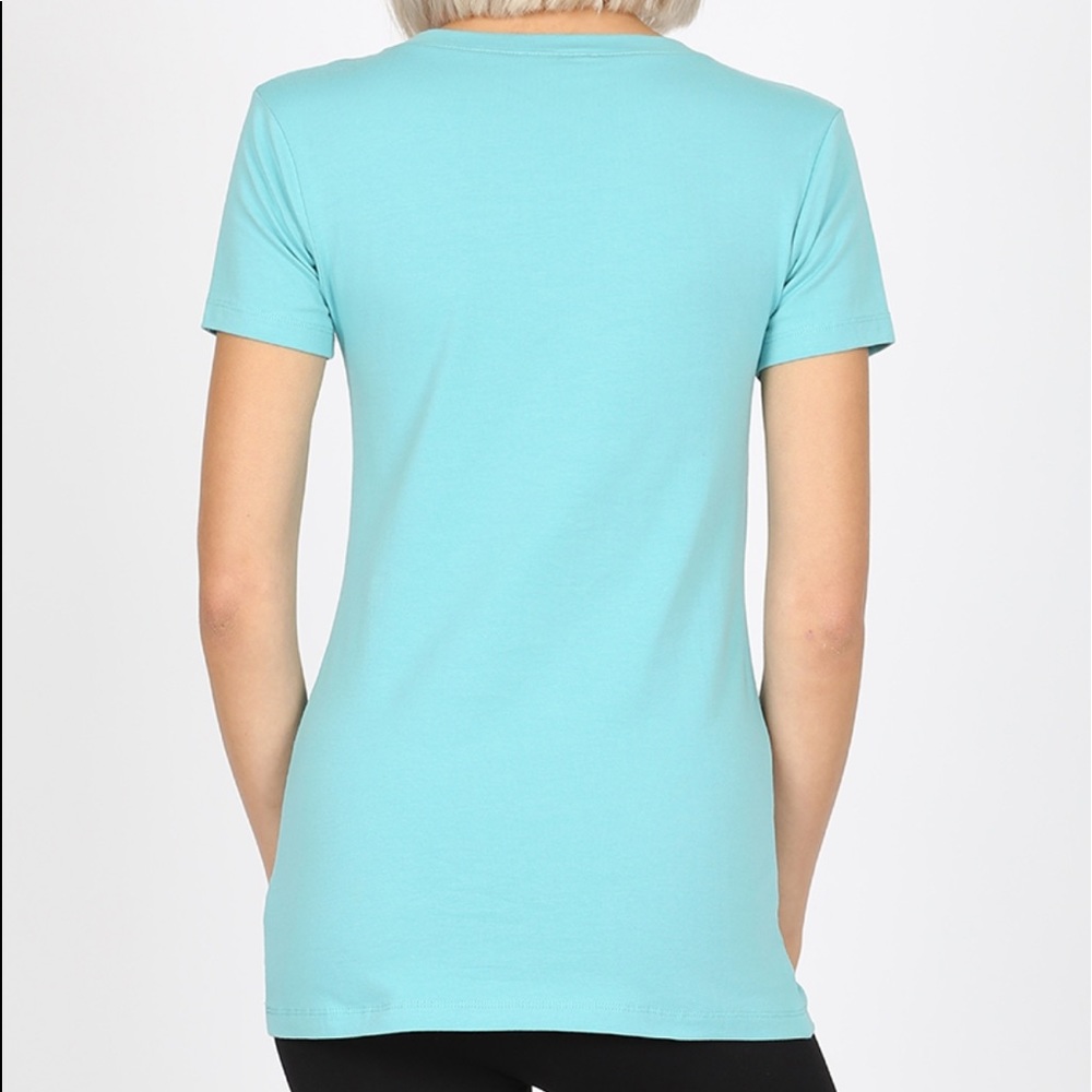 Black Cotton Tee - Picture 2 of 2